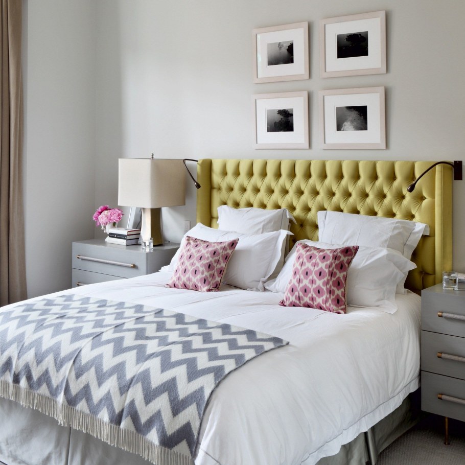 Серо-розовый интерьер