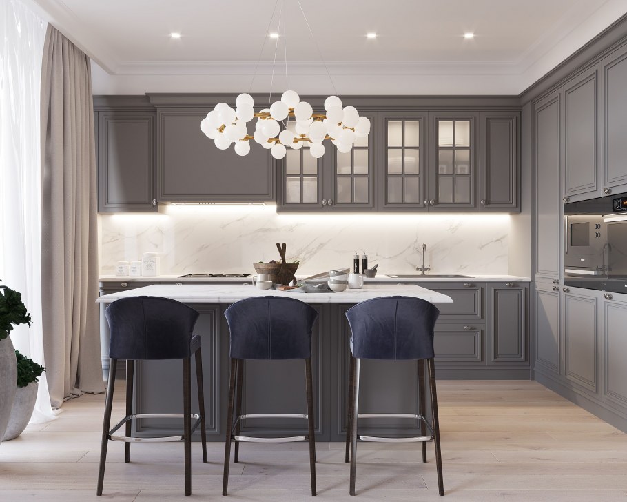 Американская Неоклассика кухня