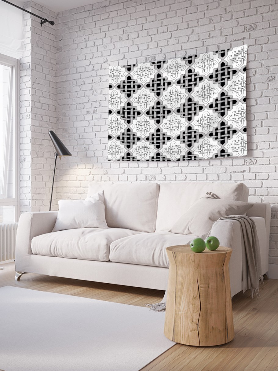 Зеркальное панно на стену