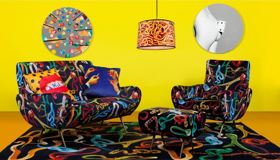 Диван в стиле поп арт