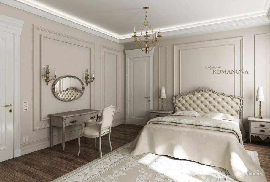 Дизайн спальни в стиле Неоклассика