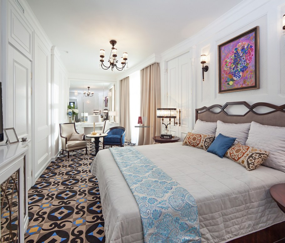 Потолок в спальне Неоклассика