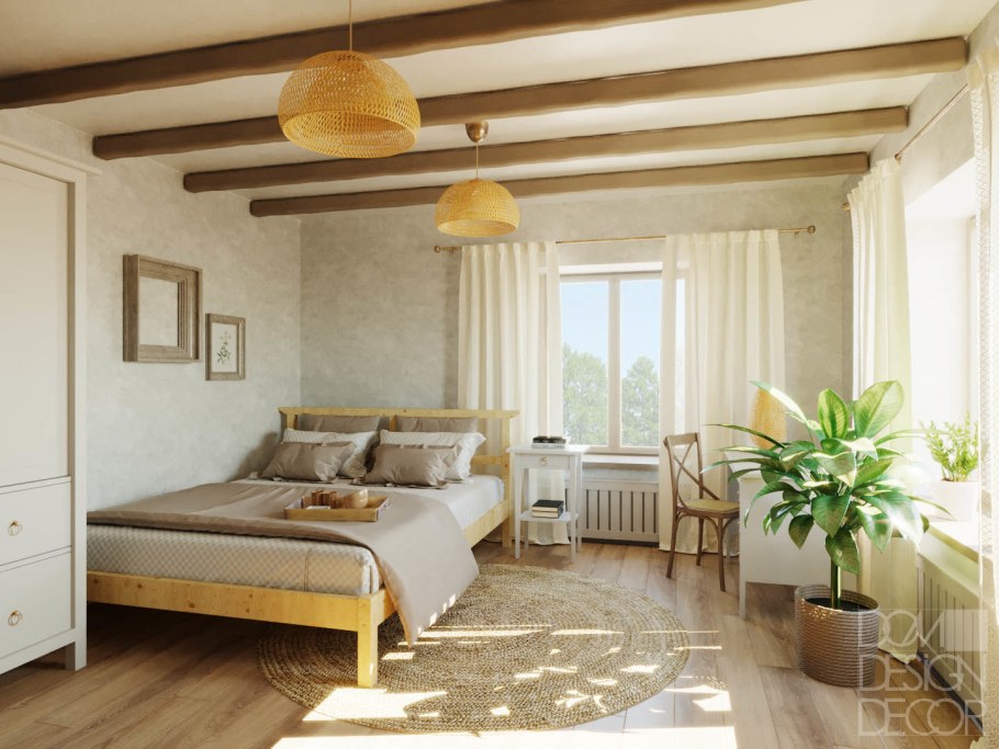 Маленькая спальня в средиземноморском стиле