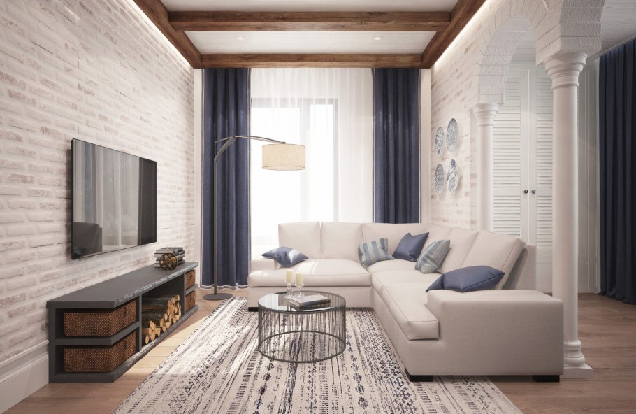 Средиземноморский стиль в интерьере малогабаритных квартир