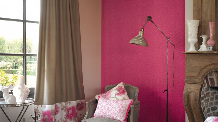 Сочетание с цветом фуксия в интерьере