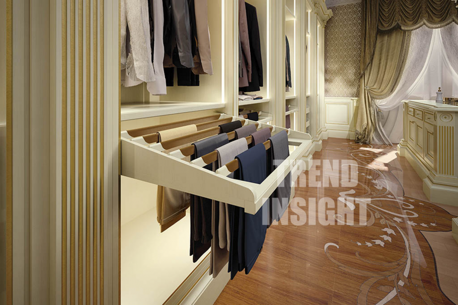 Роскошные гардеробные комнаты