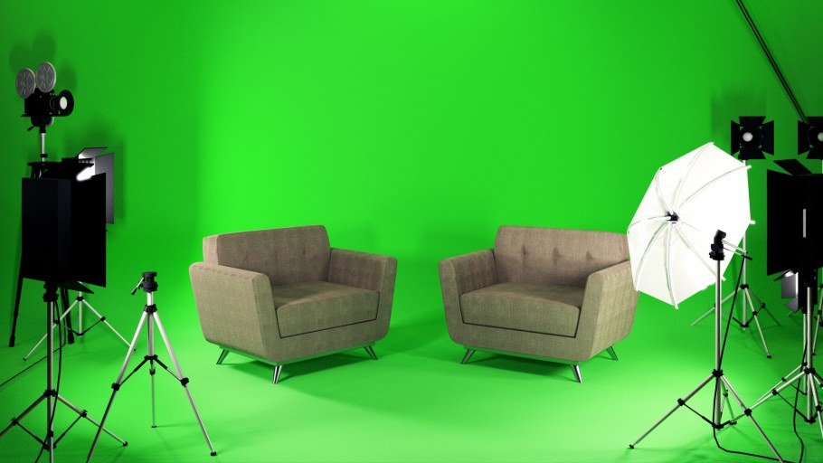 Зеленый фон для видео