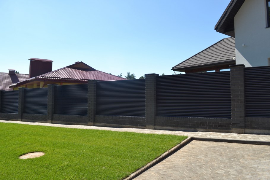Забор-жалюзи Твинго 8017
