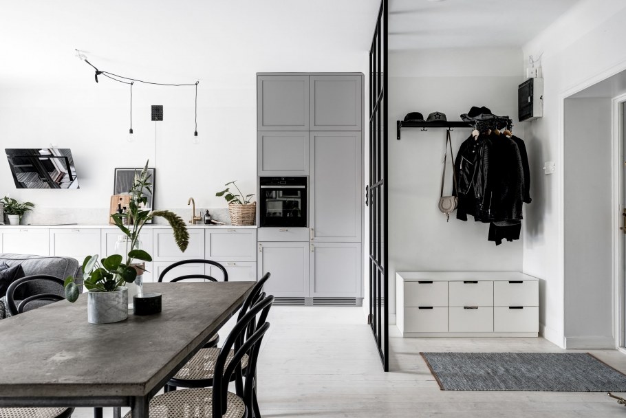 Квартира в стиле монохром