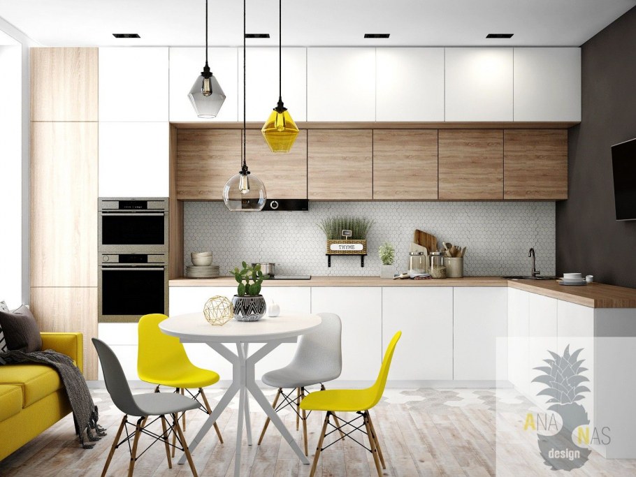 Гостиная в стиле Сканди