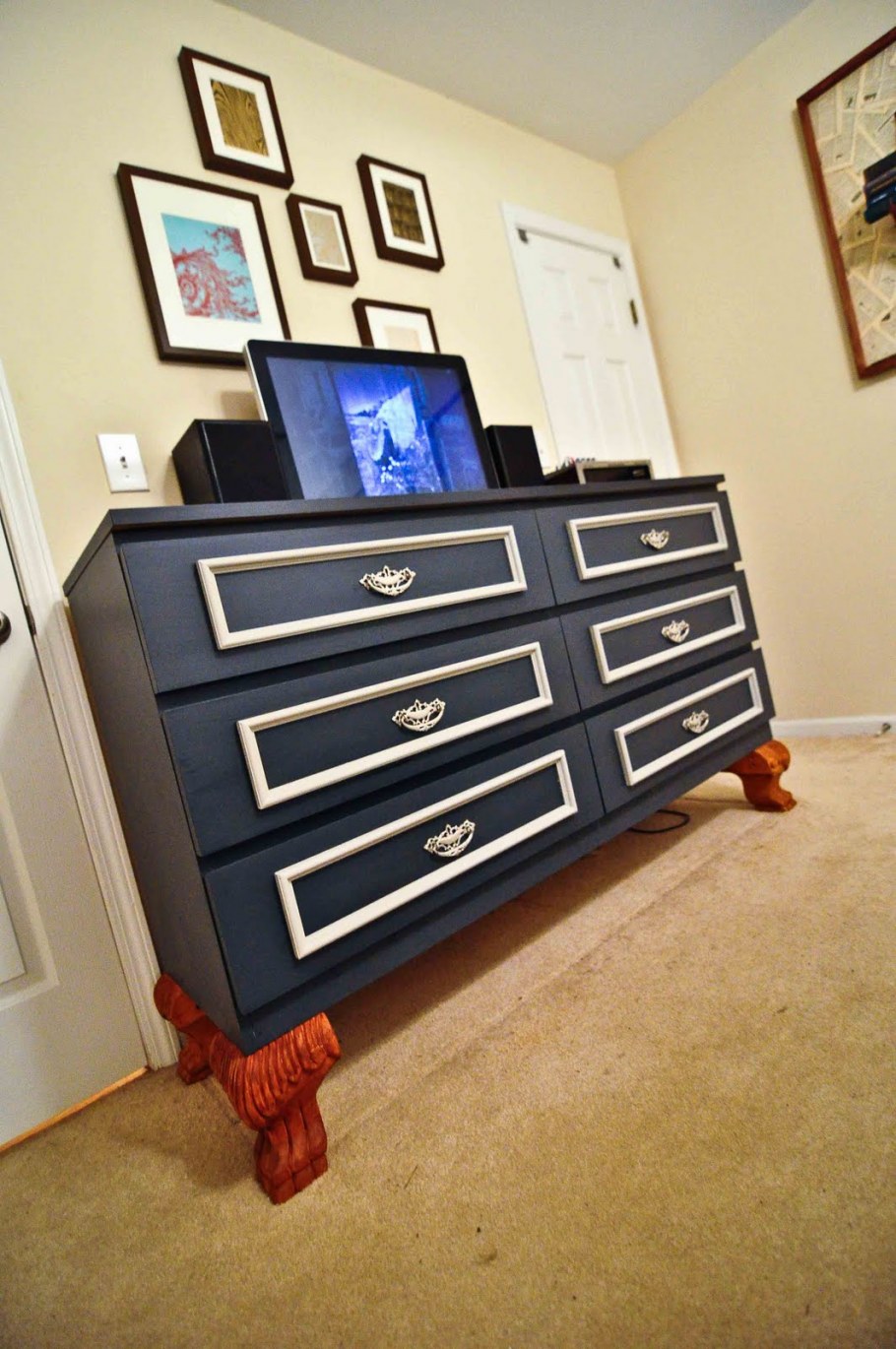 Переделка комода МАЛЬМ икеа