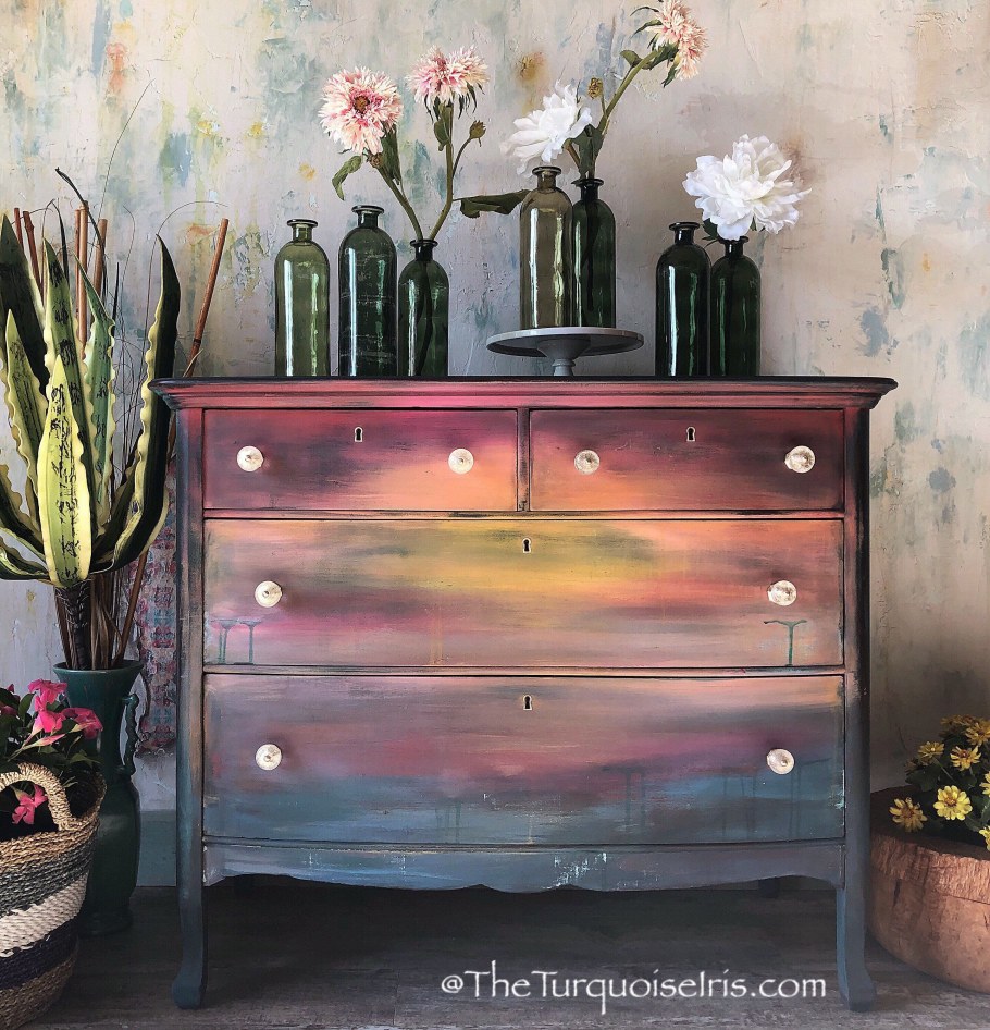 Многослойное окрашивание мебели