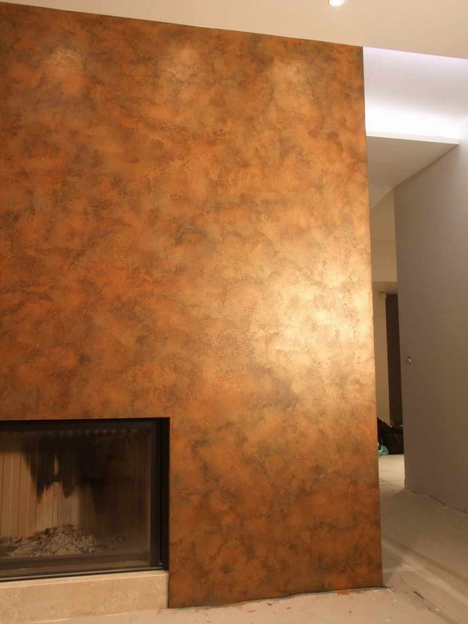 Отделка декоративной штукатуркой