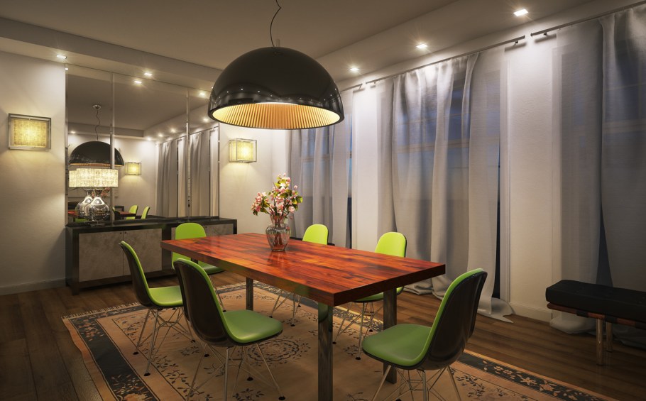 Свет в студии квартире