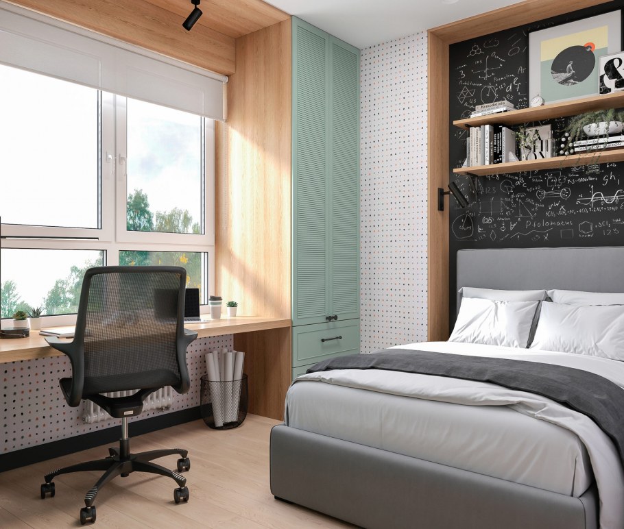 Стильная комната для девушки подростка