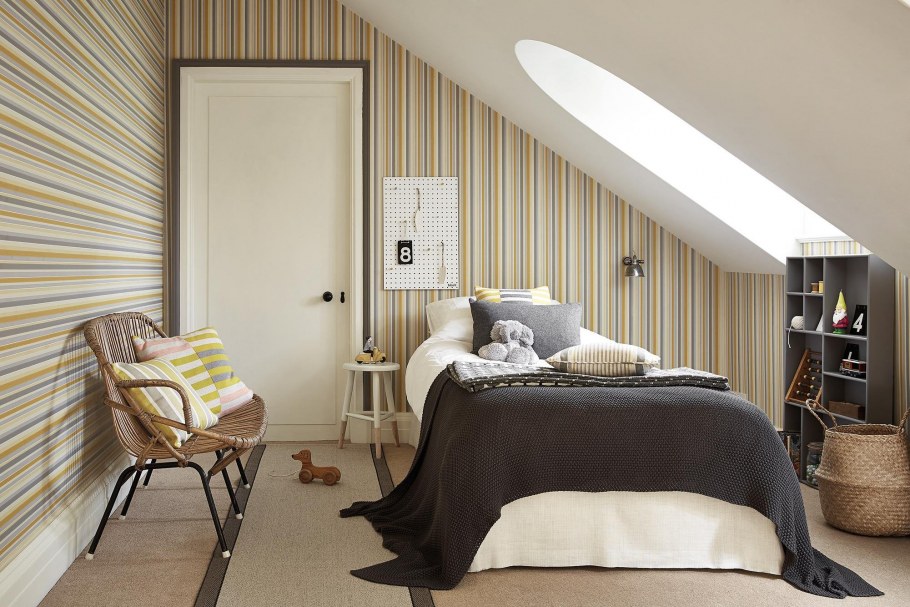 Вертикальные полосы в интерьере