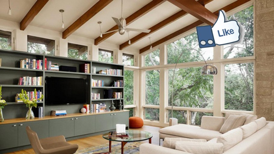 Деревянные балки в интерьере