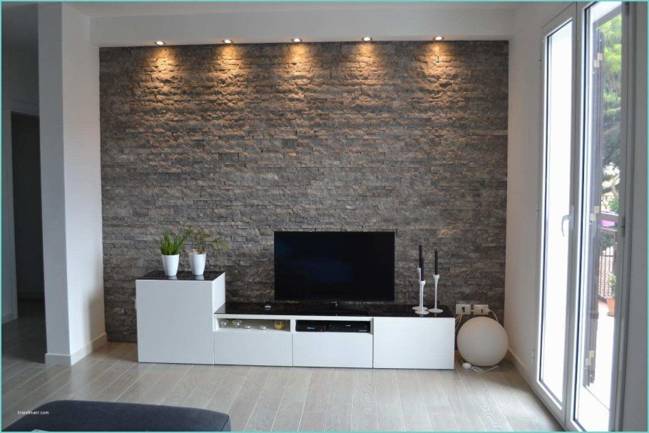 Декоративный камень под телевизор