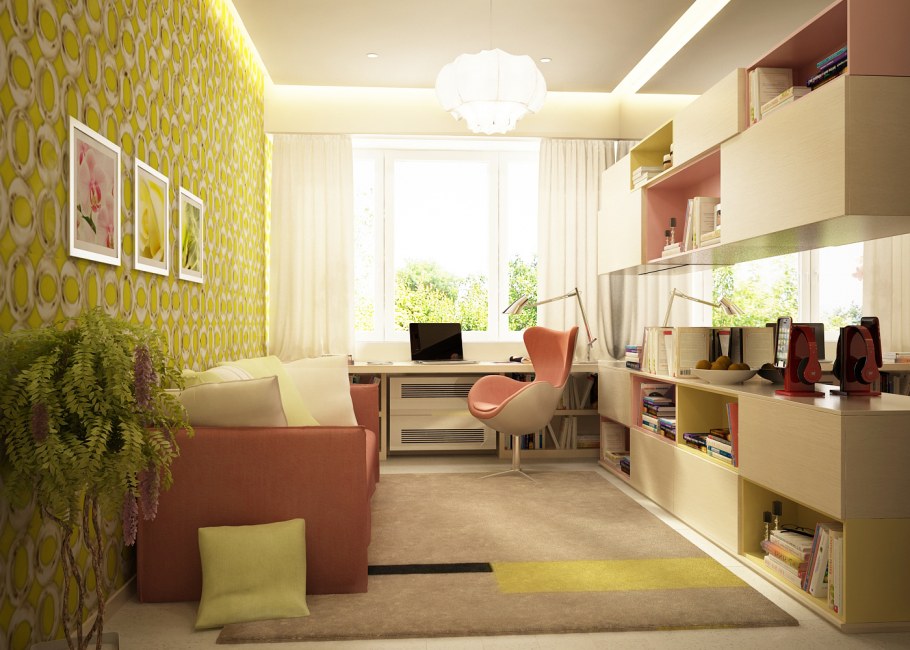 Маленькая детская комната в скандинавском стиле