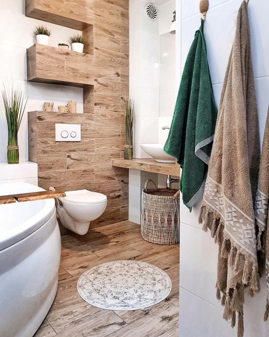 Ванная в стиле хюгге