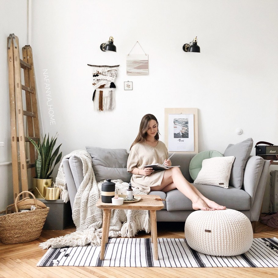 Ванна в стиле Сканди