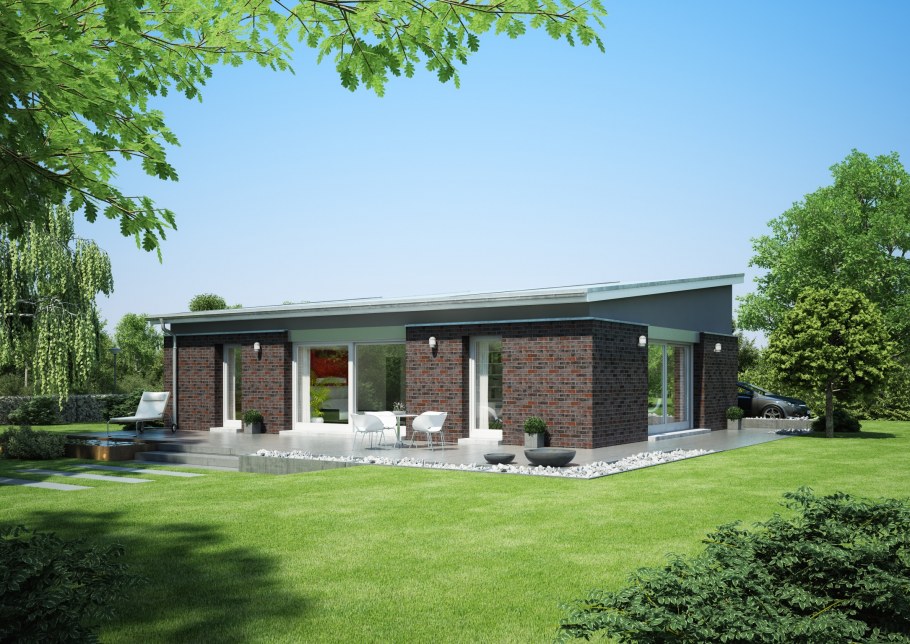 Проект бунгало одноэтажное s-143