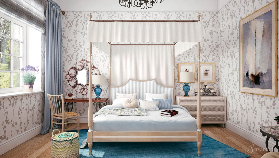 Шторы в средиземноморском стиле