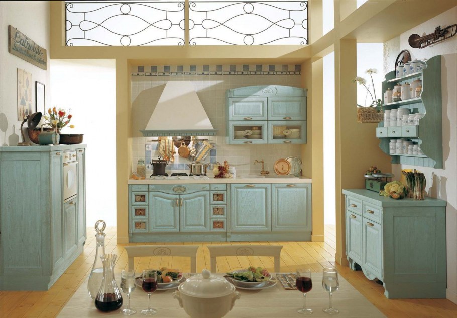 Кухня Прованс дуб сонома трюфель/крем