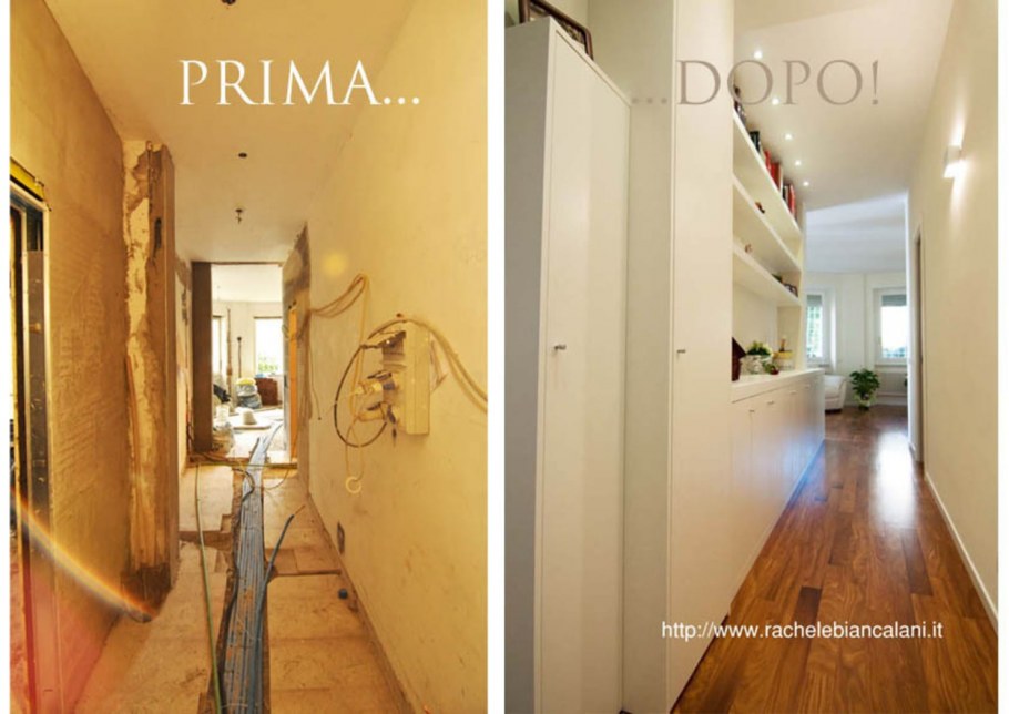 Коридор старой квартиры без ремонта