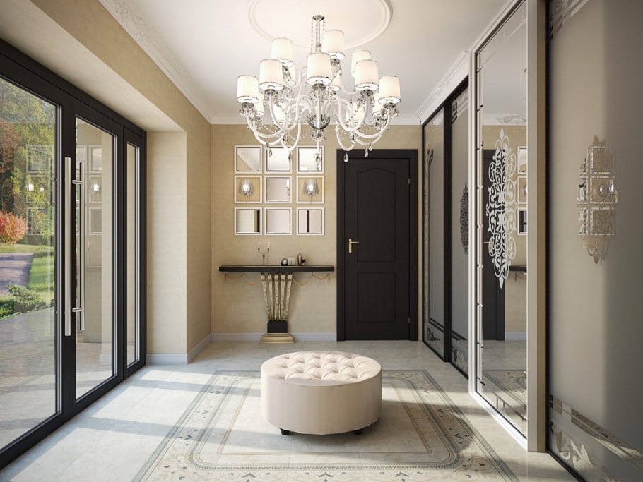 Визуализация интерьера коридор