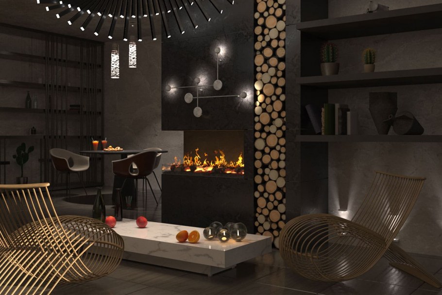 Электрический очаг Dimplex Cassette 1000