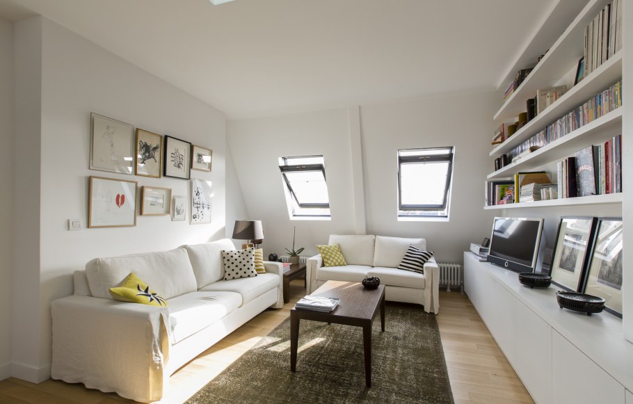 Гостиная Сканди Прованс