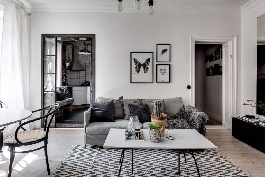 Гостиные в скандинавском стиле