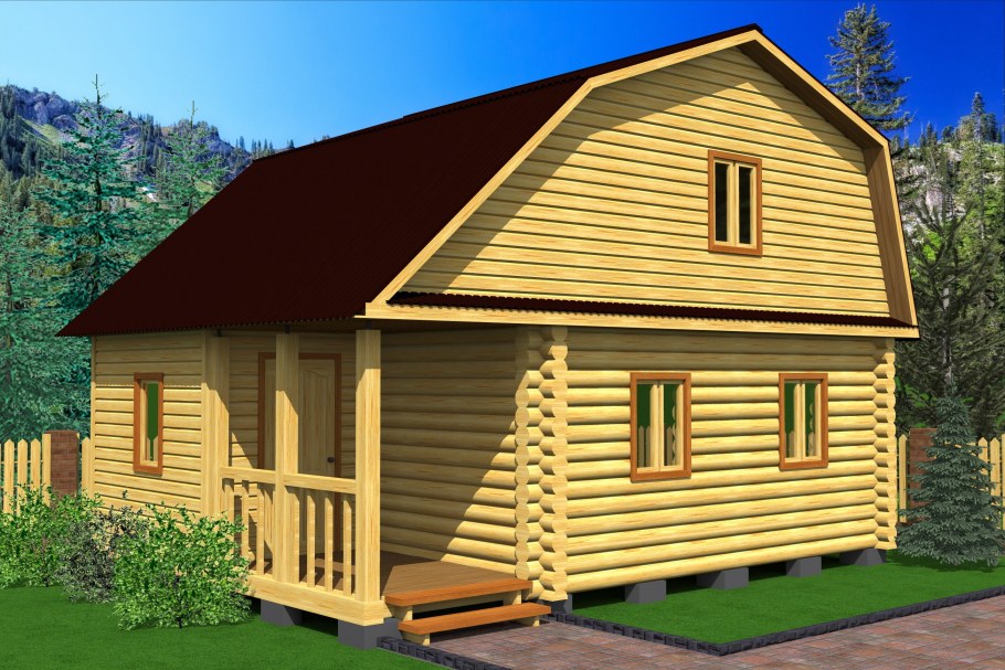 Щитовые дачные домики