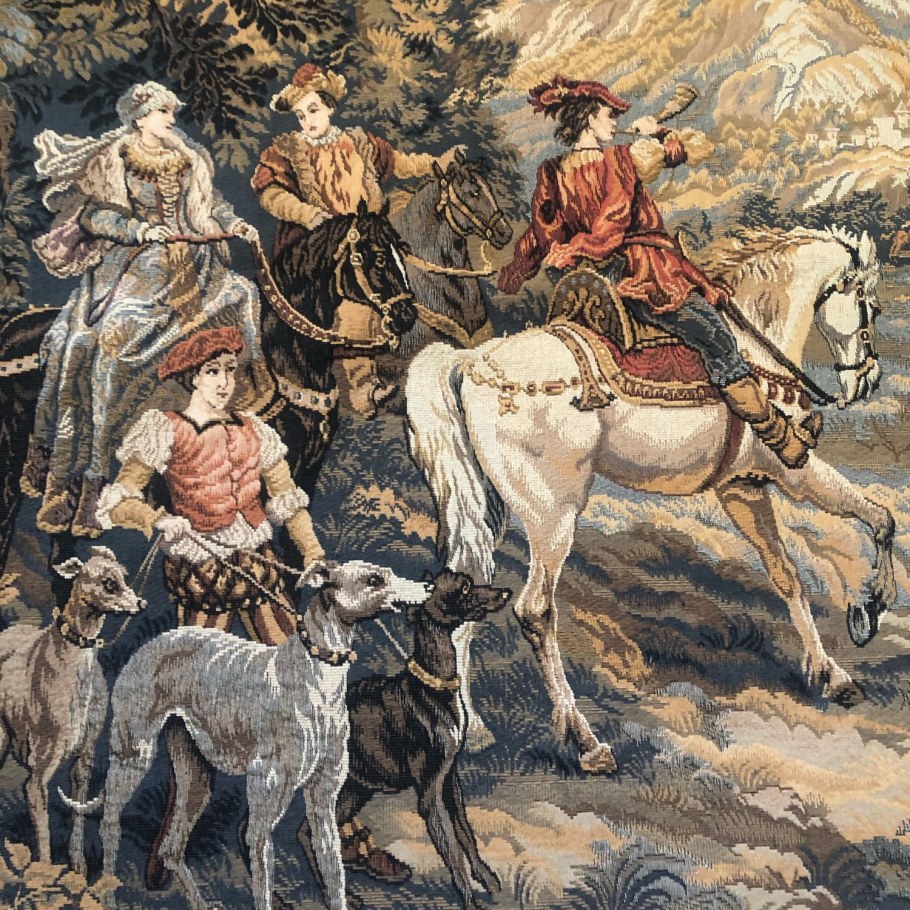 Гобелен охота на Волков