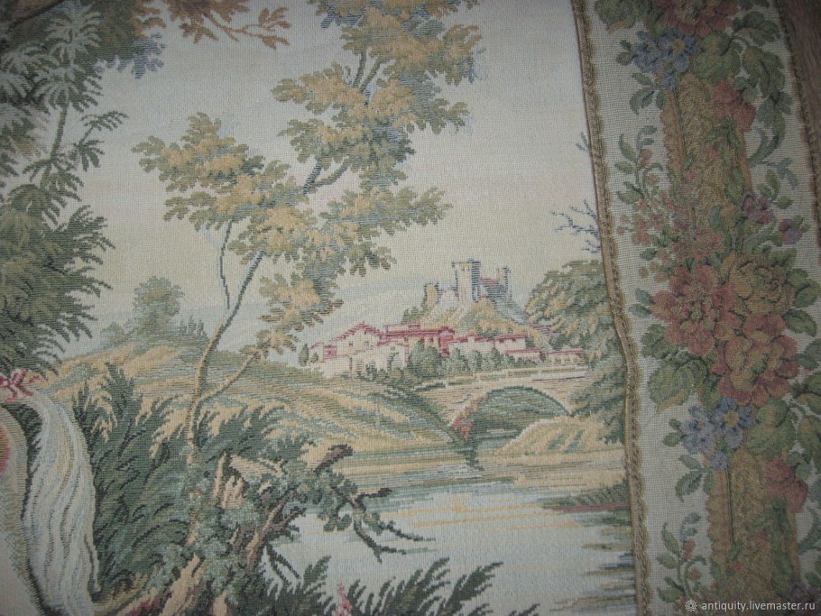 Гобелен в интерьере 18 века