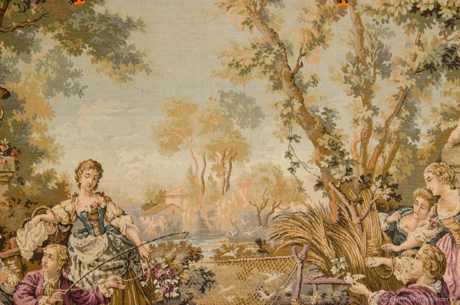 Гобеленовая ткань "фруктовый сад" Уильям Моррис