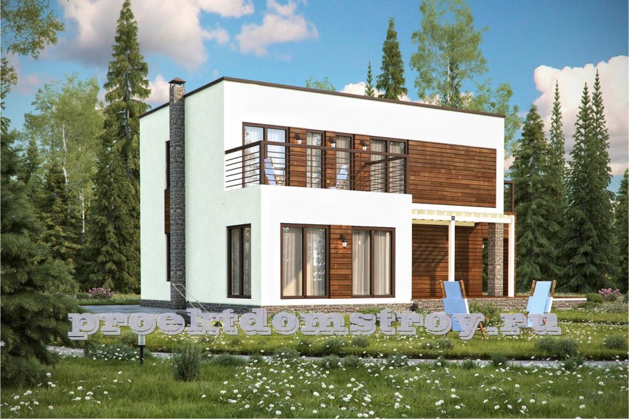 Дом с плоской крышей 160кв Севастополь