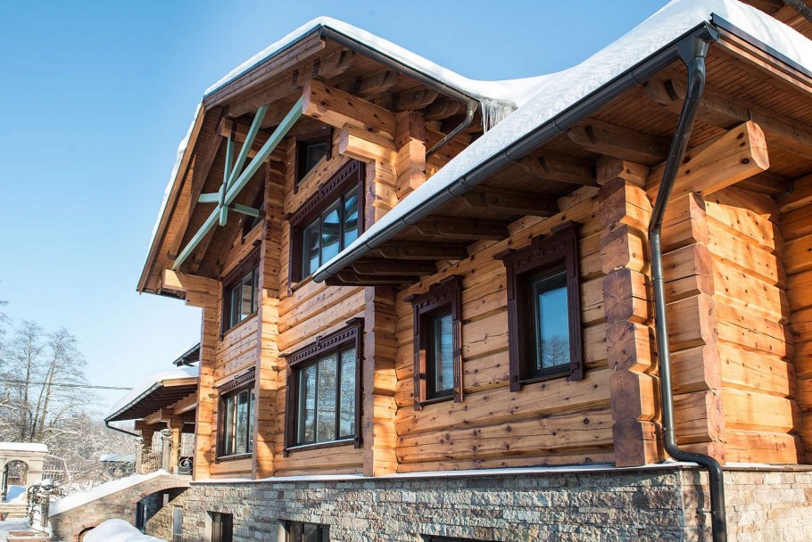 Дома из лафета Норвежская рубка проекты