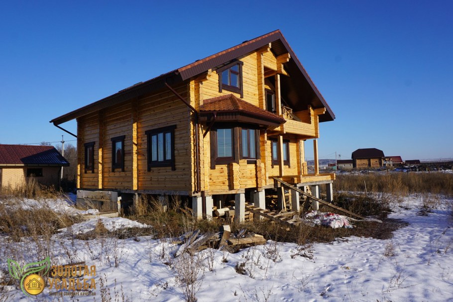 Срубы из лафета по норвежской технологии