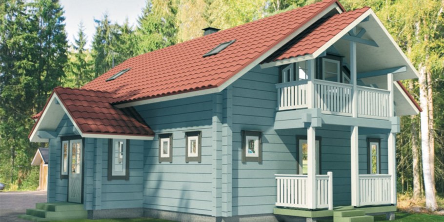 Расцветки финских домов