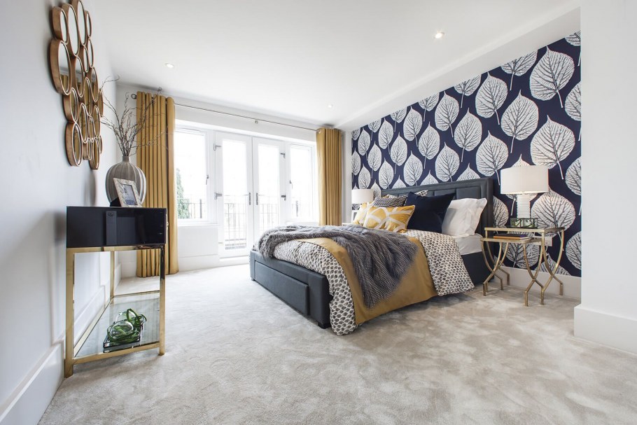 Акцентная стена в интерьере