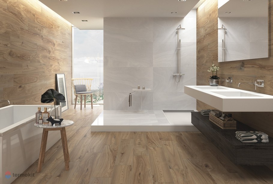 Керамическая плитка Porcelanite dos 2217 ceniza настенная 22,5x67,5