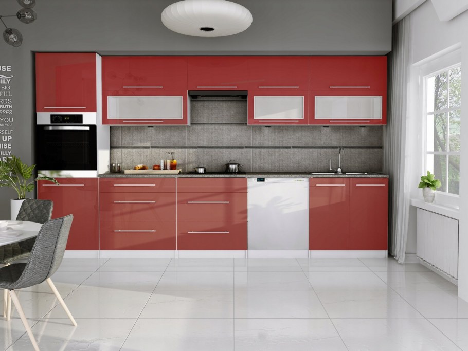 Кухня Амика черный графит