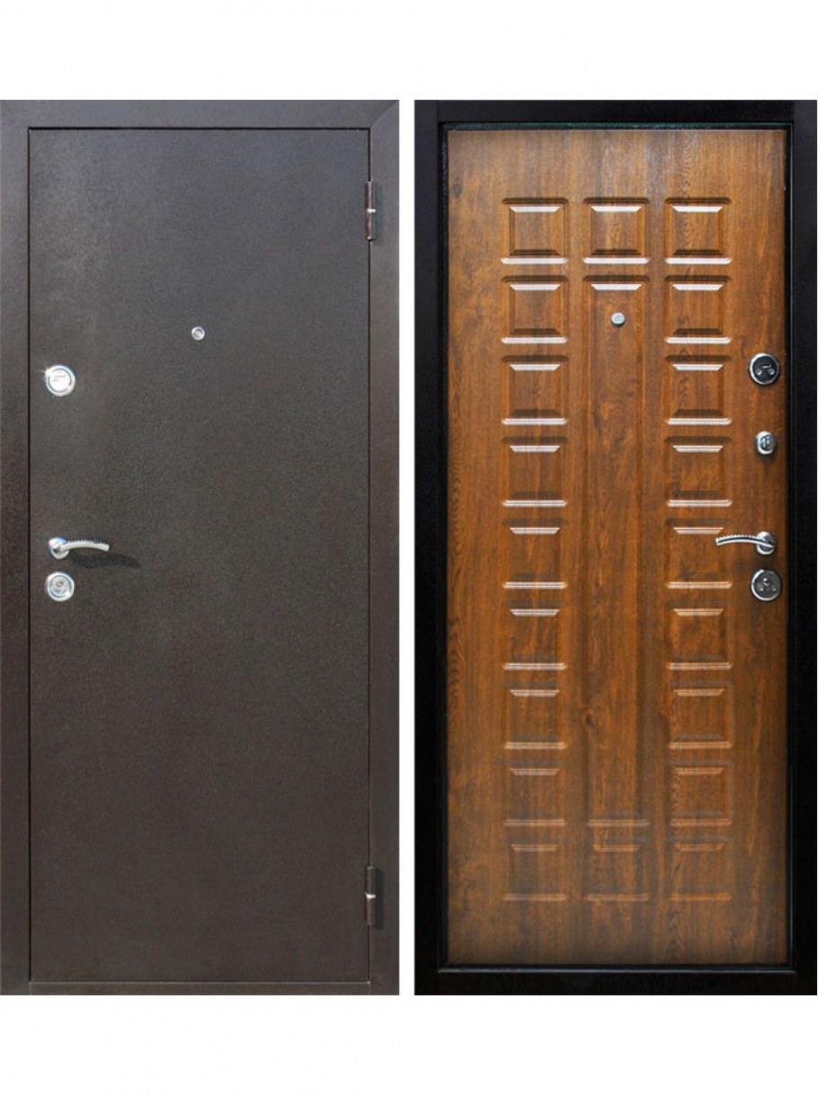 Дверь Квадро беленый дуб