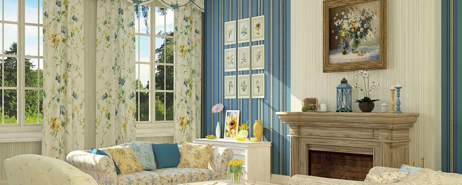 Фон в стиле Прованс