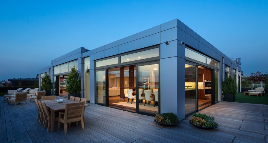 Пентхаус вид снаружи