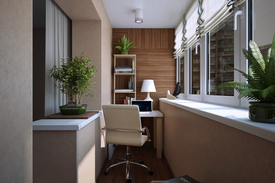 Интерьер лоджии