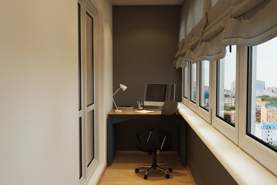 Кабинет на лоджии