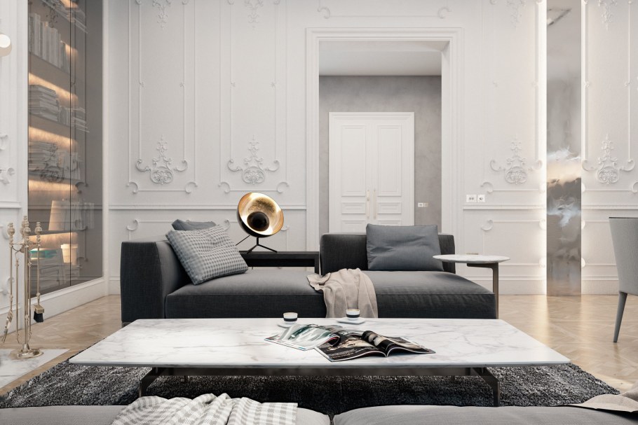 Парижская квартира интерьер